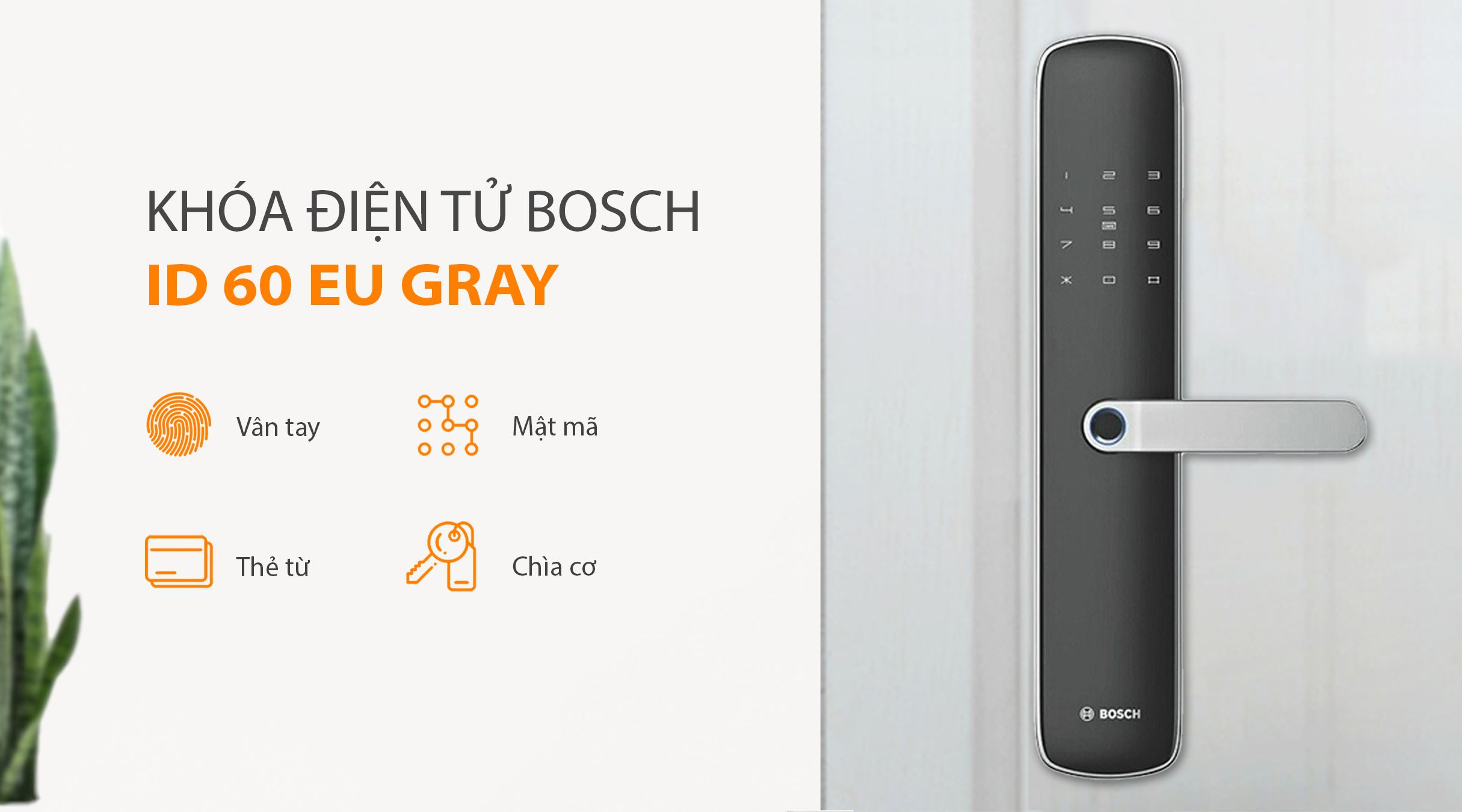 Cách mở khóa BOSCH ID 60 EU GRAY